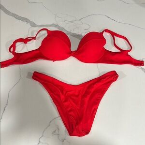 VS Red Women's Bikini Set